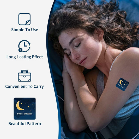 TeasBank Sleep Patches 60 Pack Natural Deep Sleep Dream Patch Portable