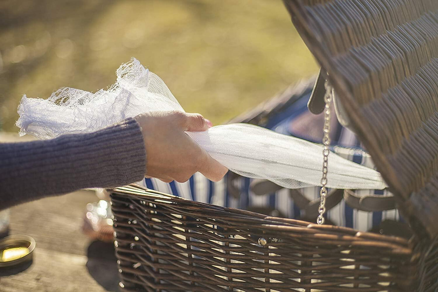 Alysontech Mesh Outdoor Food Cover Tents 6 Pack White Collapsible Pop Up