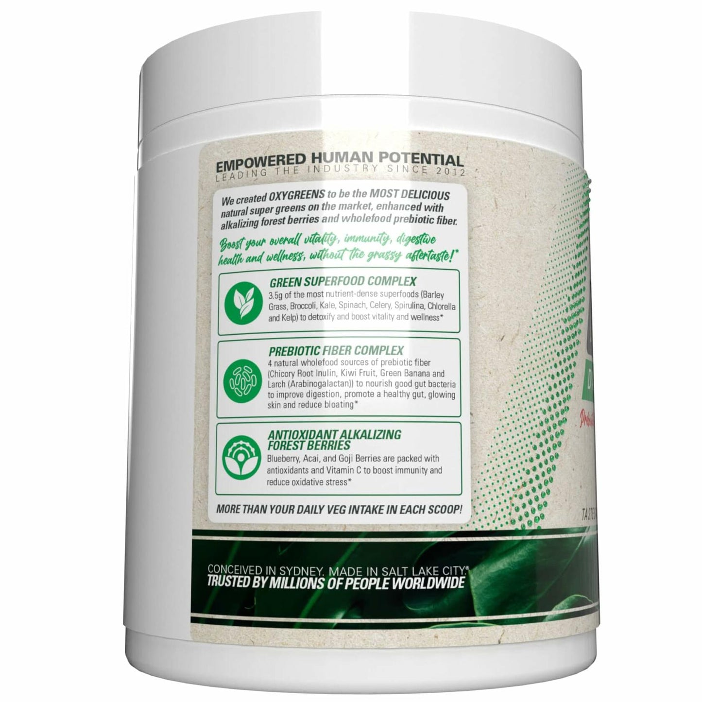 BestBy10/25 EHP Labs OxyGreens Super Greens Powder 30 Serve Strawberry Margarita
