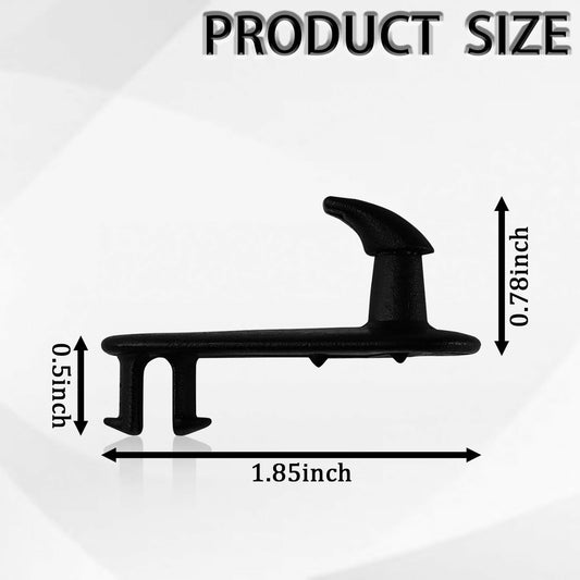 Tobenbone Car Floor Mat Clips Fixing Hooks Clamp Carpet Fasteners Black