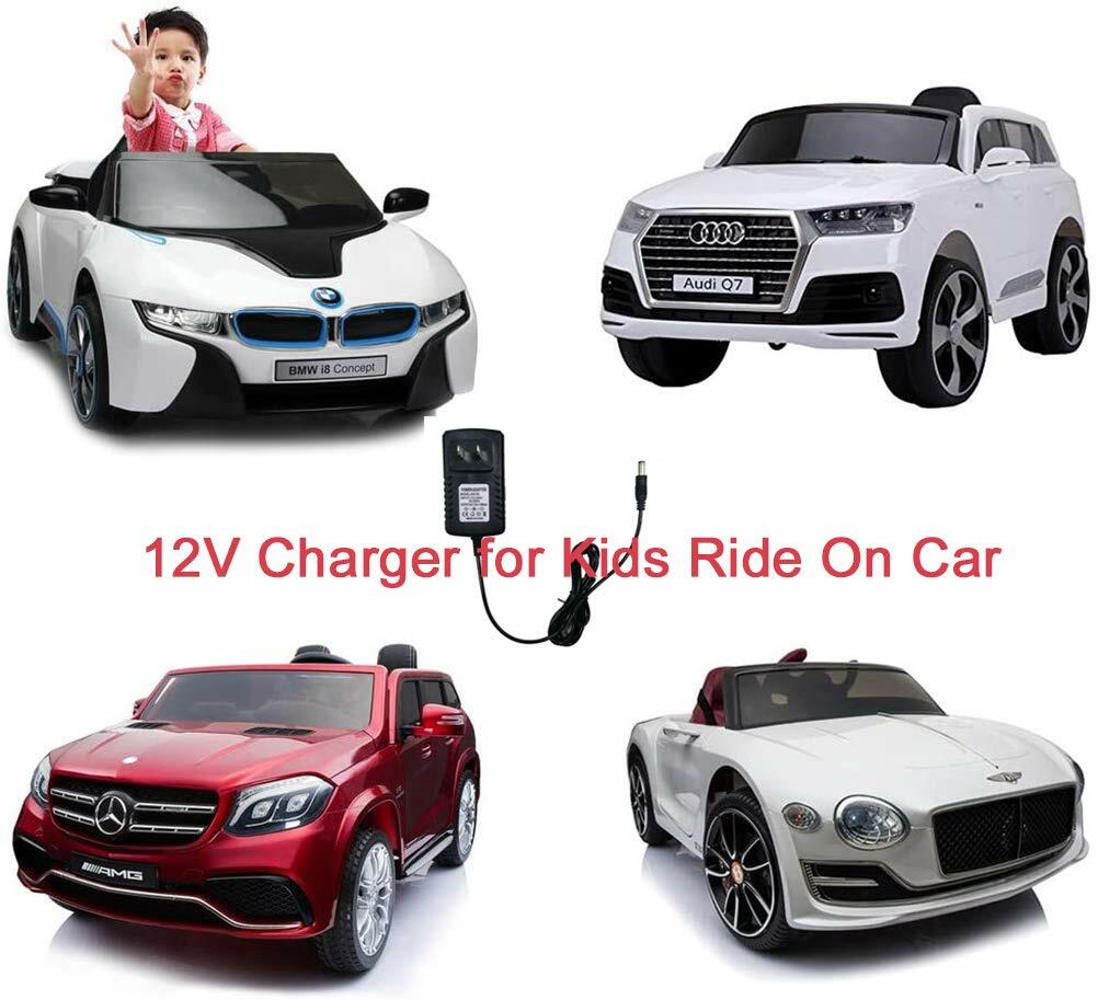 KAVCENT 12V Charger for Kids Ride On Car Wrangler SUV Universal Black OPEN BOX