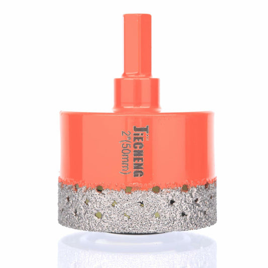 Diamond Core Drill Bit 2" Brazed Hole Saw for Tile Glass Porcelain Marble