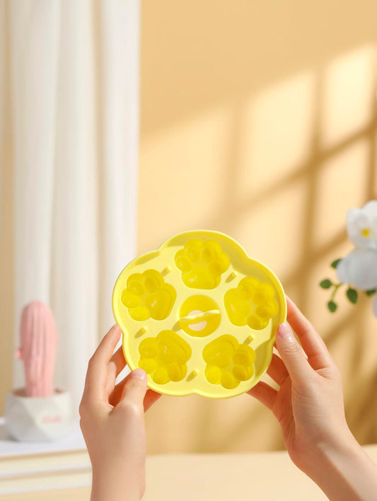 Generic 2 Pack Silicone Baking Molds Yellow Paw Green Zoo Small DIY Tool