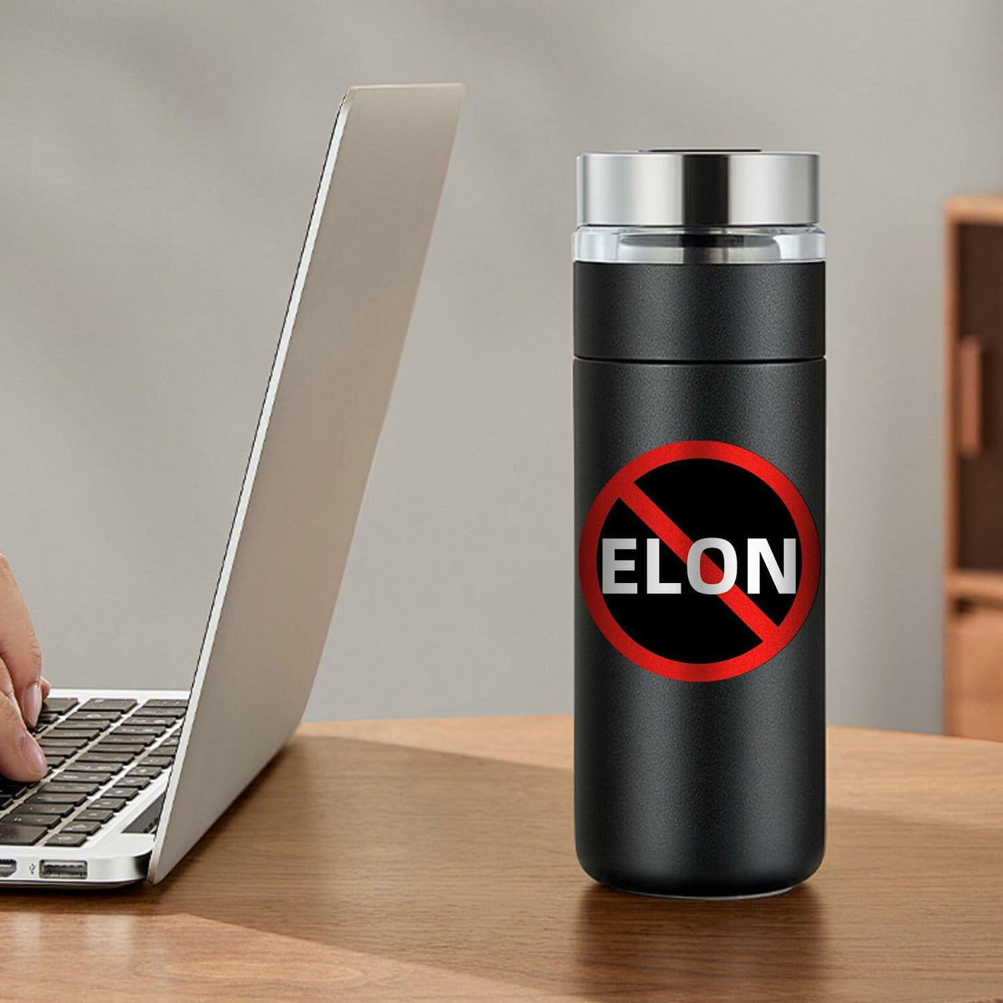 Anti Elon Bumper Stickers 3 Pack 4x4 Waterproof Vinyl Decal for Car Laptop