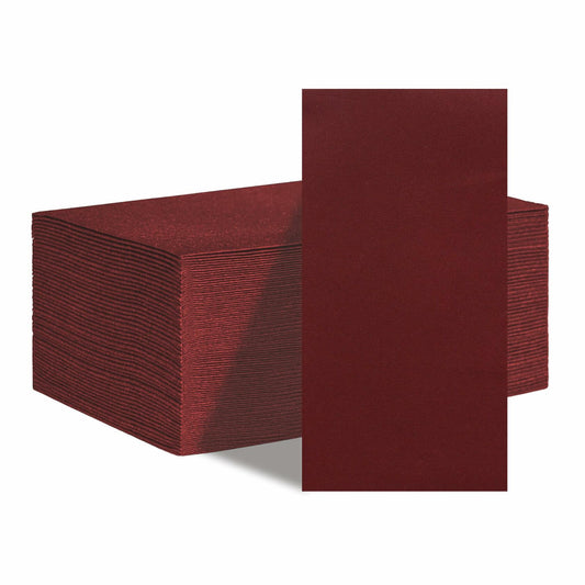 GUOYUANGLO Disposable Linen Feel Paper Napkins Green 12x17in 100 Pack