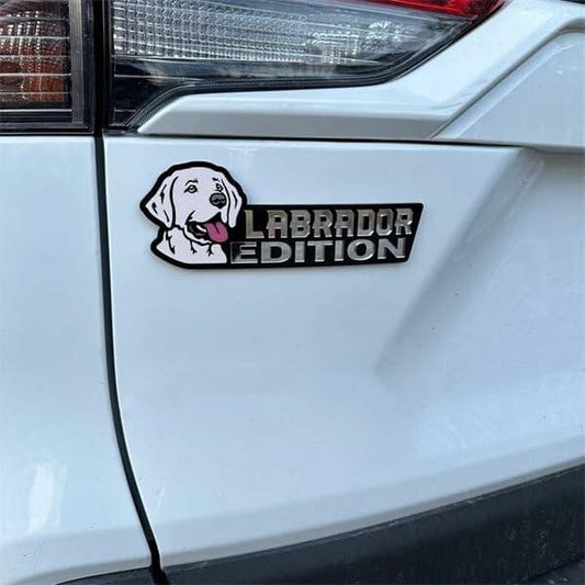 Mandydy 3D Dog Badge Decal Emblem Sticker Labrador Car Truck RV