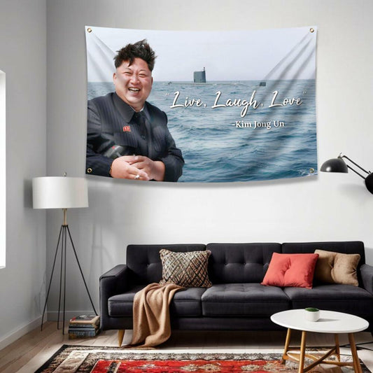 ENMOON Flag Tapestry 3x5ft Polyester Banner Multicolor Brass Grommets