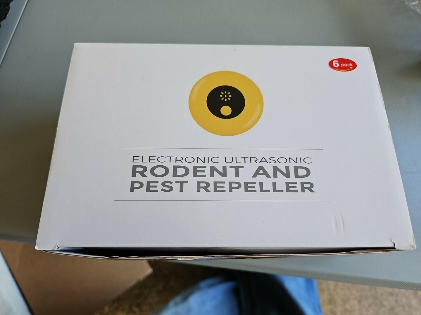 Unbranded Electronic Ultrasonic Rodent Pest Repeller 6 Pack White Indoor