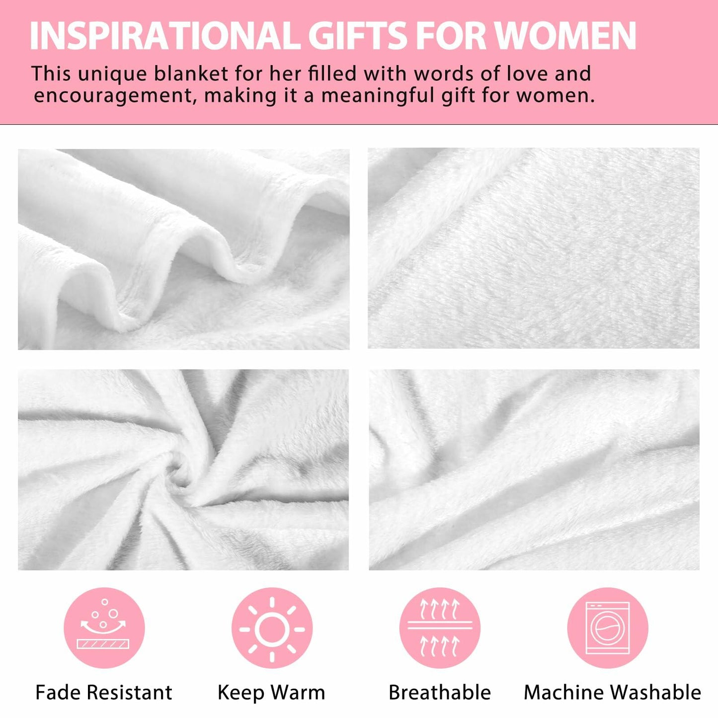 Christian Religious Blanket Baptism Confirmation First Communion 50x60