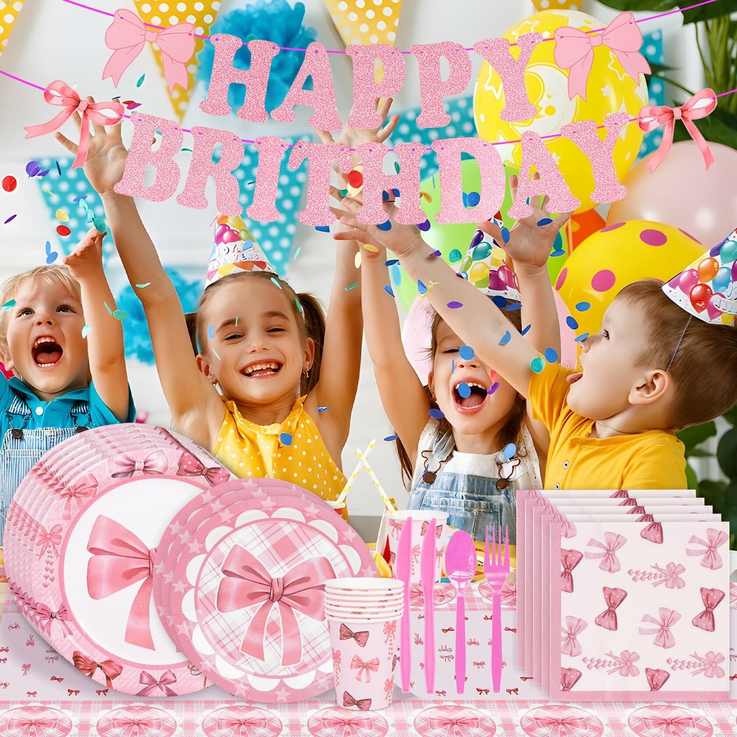 170pcs Galaxy Party Supplies Set Solar System Plates Napkins Forks 20Ppl