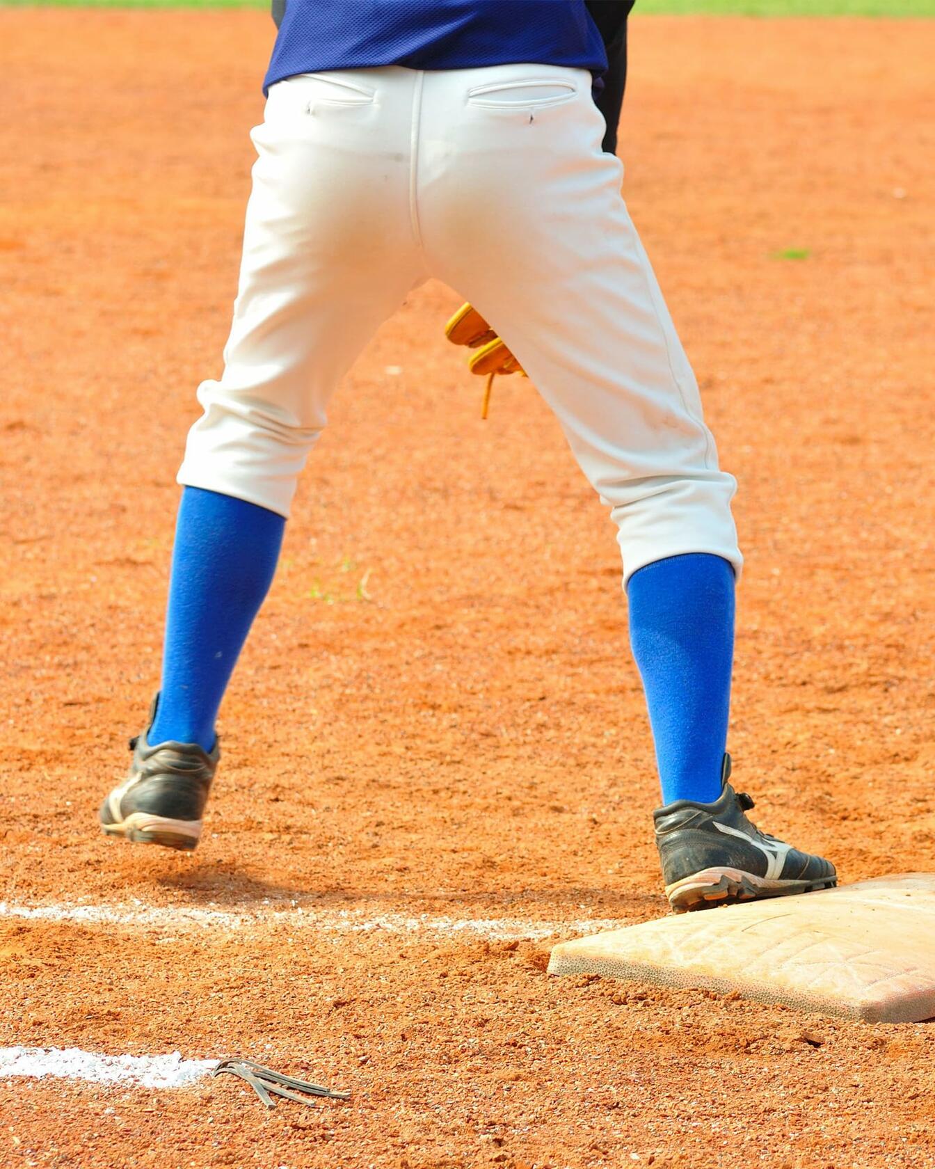 Londkaron Elite Baseball Softball Socks & Belt Combo Black 2 Pairs Size S