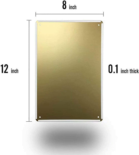 AirBnk Vintage Tin Sign Jean Illustration Retro Wall Decor Metal Poster 8x12