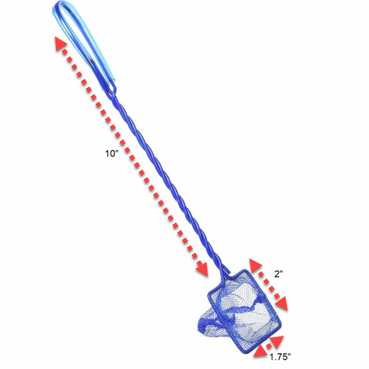 Penn-Plax QN2 Quick Net 2"x1.75" Fish Aquarium Net Blue 1 Unit