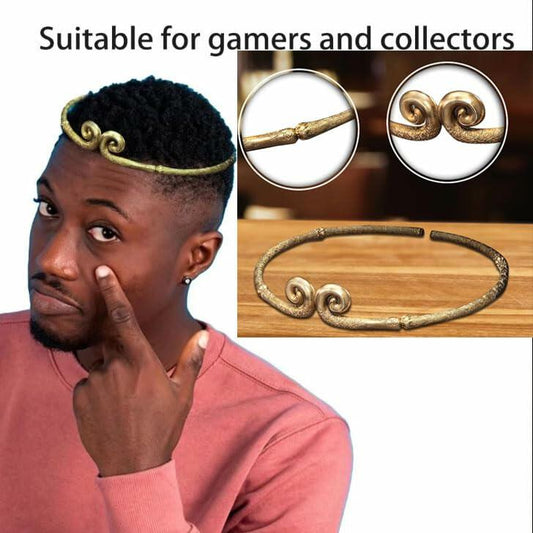 Generic Black Myth Collector's Edition 4pcs Set Headband Necklace Ring Badge