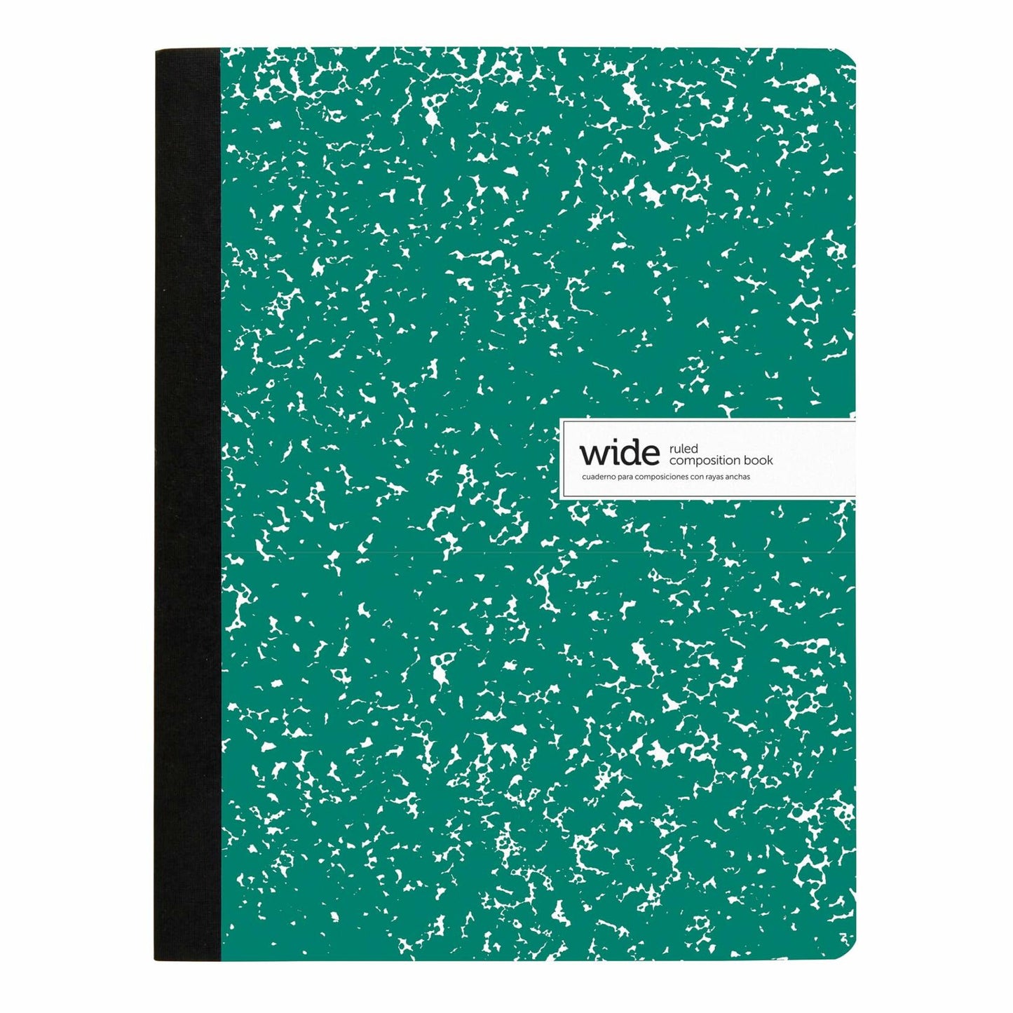 Office Depot Composition Notebook Wide Ruled Green/White 100 Sheets 9.75x7.5