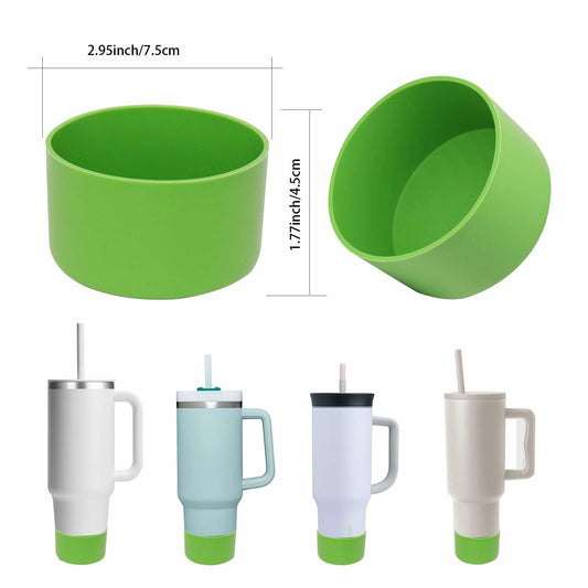 TFAK 2Pcs Light Green Silicone Boot for Stanley Quencher 30oz 40oz Hydro Flask