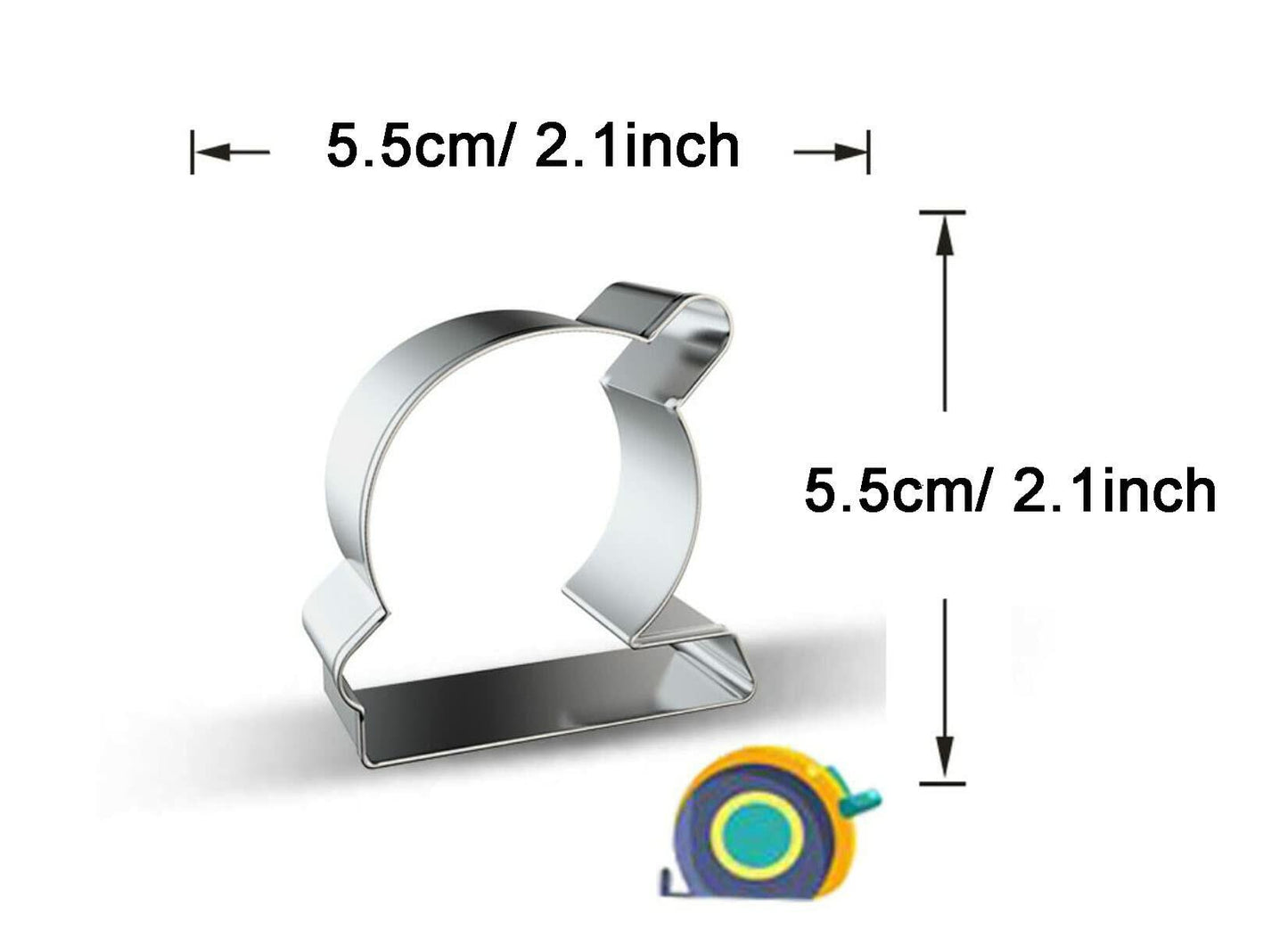 WJSYSHOP Stainless Steel Cookie Cutter Cutting Machine Shape Silver