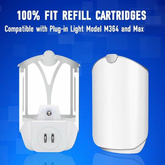 elvizam 10 Pack Refill Cartridge Kit for ZIVO M364 Max Plug-in Light