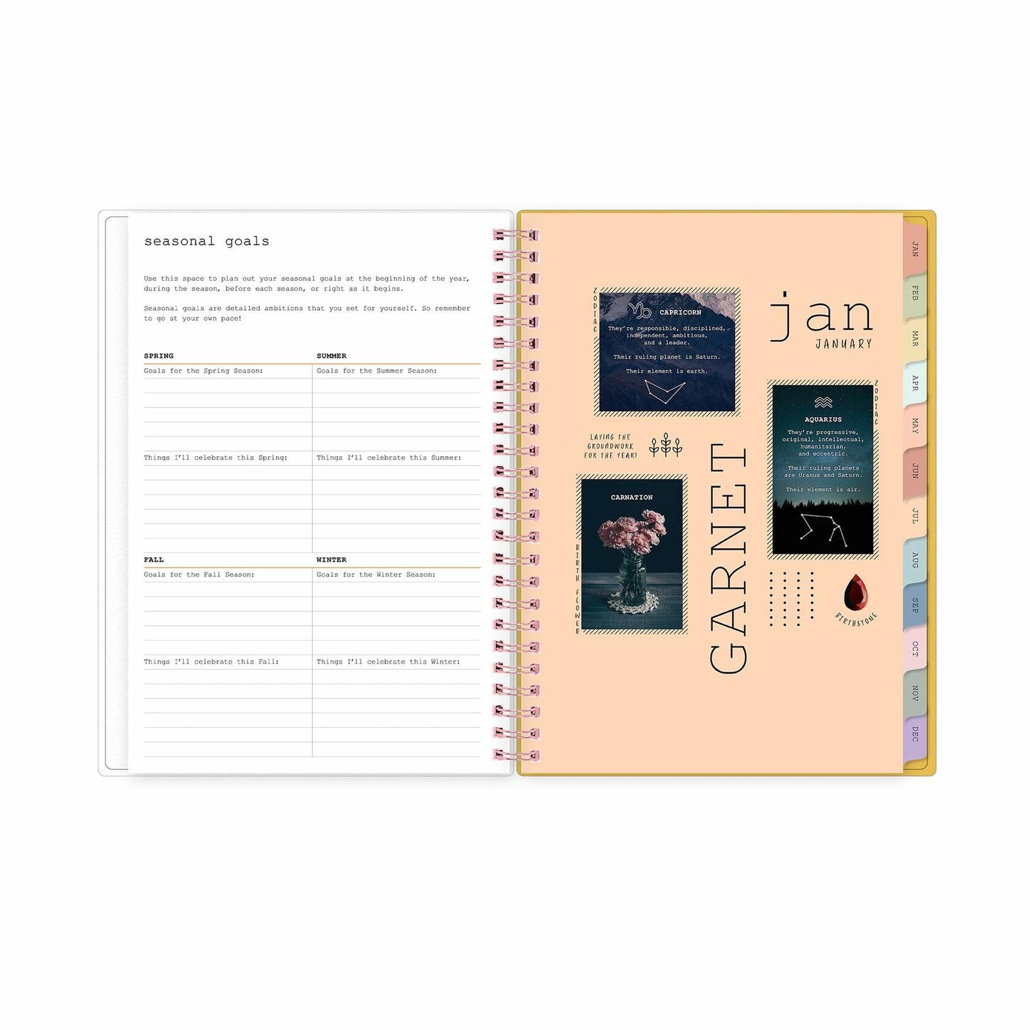 WAAV Blue Sky 2025 Weekly Monthly Planner Calendar Kimberland 5.875x8.625