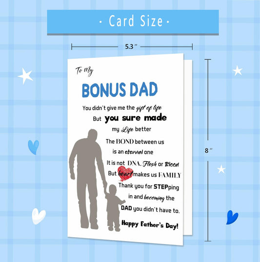 IDU Dog Dad Fathers Day Card Gift from Dog Cartoon Modern Animal ZN170
