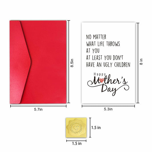 CSMOSJgreetings Funny Mothers Day Card from Children Naughty Gift Color #10