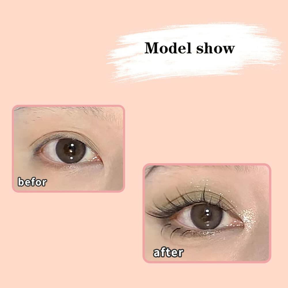 HAOLINS DIY Lash Extension Kit 54pcs C Curl 9-12mm Natural Volume Black