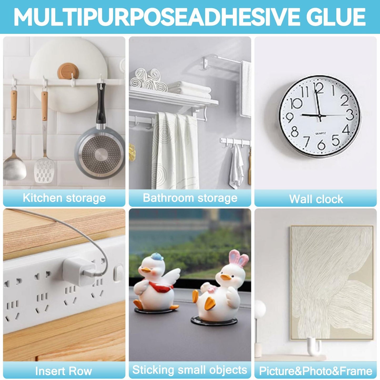 Lahedomege Strong Heavy Duty Double Sided Tape 9.84FT 1.18" Wide