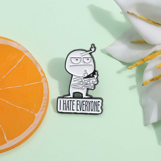 XMTYQ Funny Sarcastic Enamel Pins Set 5pcs Humor Brooch Collection