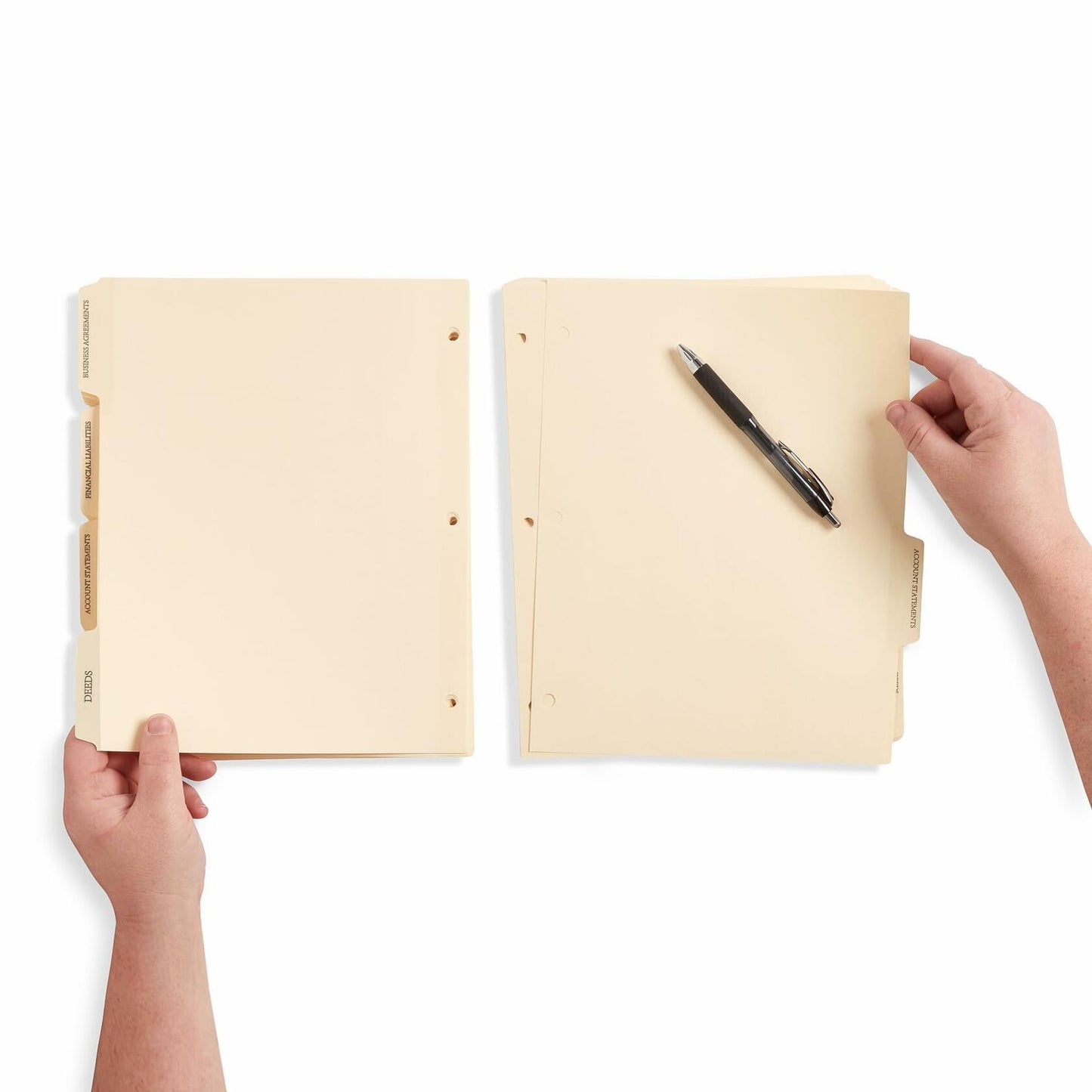 Blue Summit Estate Planning Dividers, Pre-Printed, Reinforced, 12 Tabs, 5 Sets