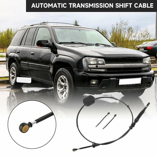 YOLLKY Automatic Transmission Control Lever Cable Chevrolet Trailblazer Black