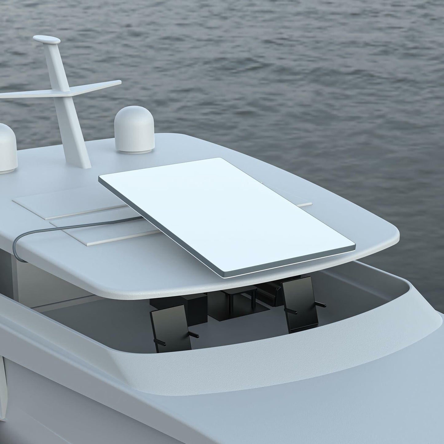 HOLACA Starlink Gen 3 Mobility RV Mount Anti-Theft Aluminum Alloy White/Black