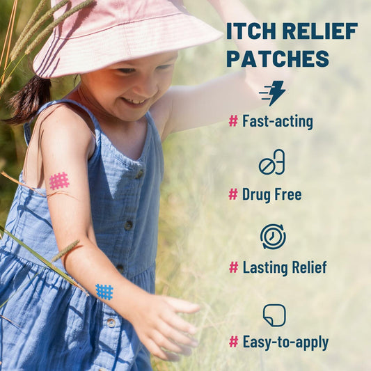 Oukken Bite Itch Relief Patches 81 Multi Patches Kids & Adults Anti Itch