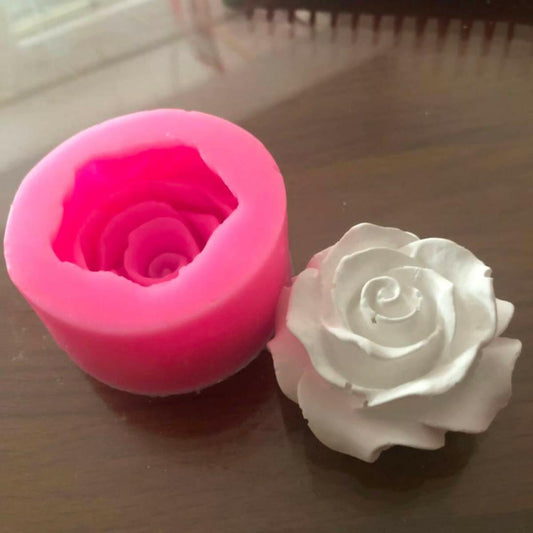 YANGN BeeSpring Silicone Rose Shape Fondant Soap Cake Mold Baking Tool Rose