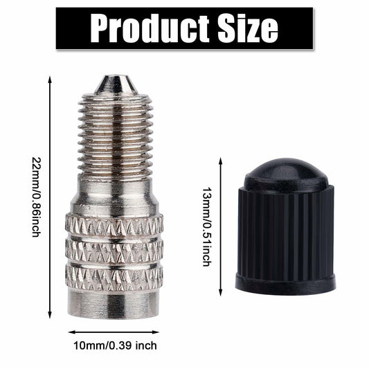 NQEUEPN 5pcs Double Seal Valve Stem Caps High Pressure Tire Valve Caps