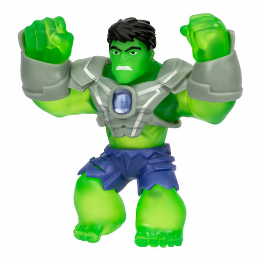 Heroes of Goo Jit Zu Marvel Infinity Armor Hulk Stretchy Action Figure Green