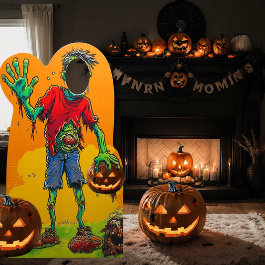 Roowest 6ft Halloween Life Size Cardboard Cutout Prop Party Decoration