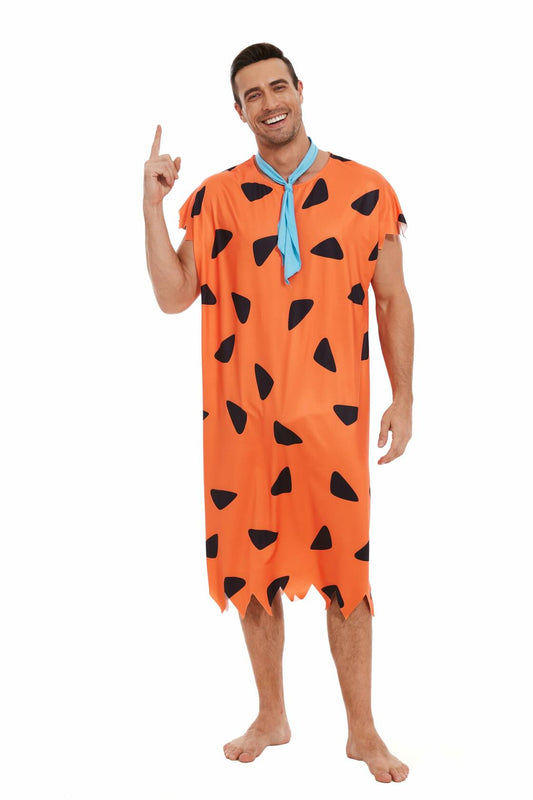 Waist Wow Halloween Adult Couple Costume Orange Size M