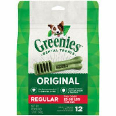 BestBy11/25 Greenies Treat-Pak Regular Dogs 12oz 24ct Dental Chews