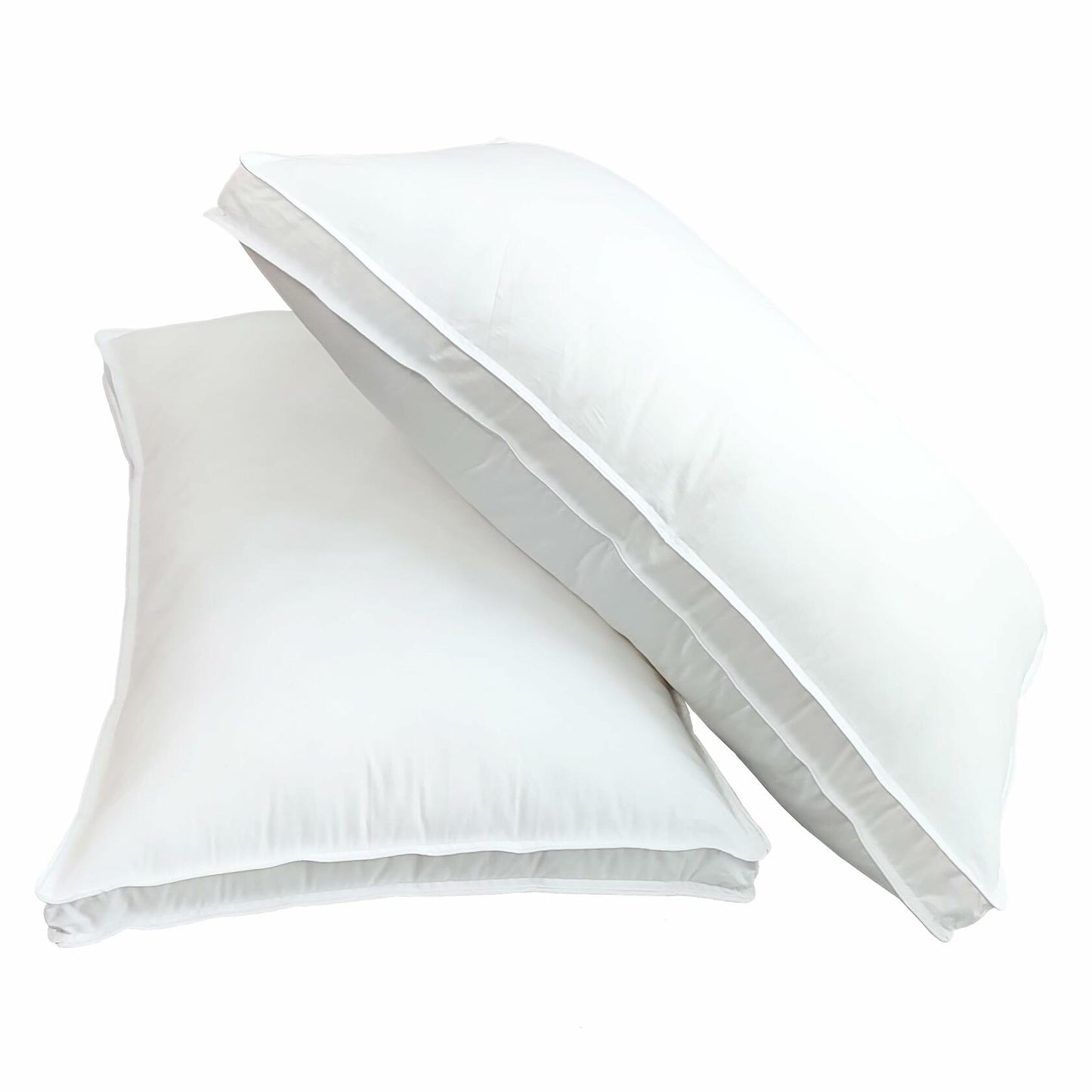 UPISM Premium Bed Pillows Queen Size Set of 2 Down Alternative White