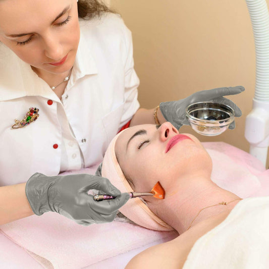 WECARE Chrome Disposable Nitrile Gloves 200 Pack Blue Medium