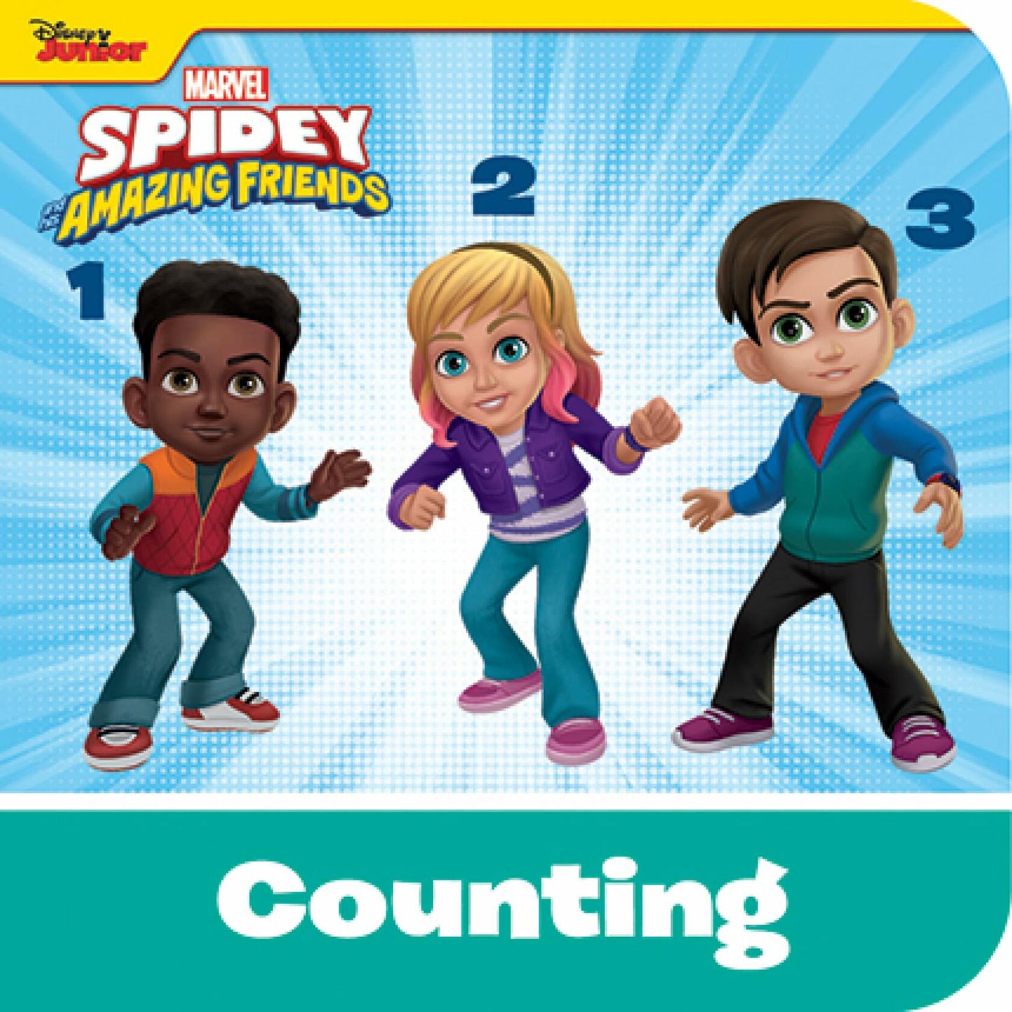 Marvel Spidey My First Library 12 Board Book Set PI Kids Alphabet Numbers