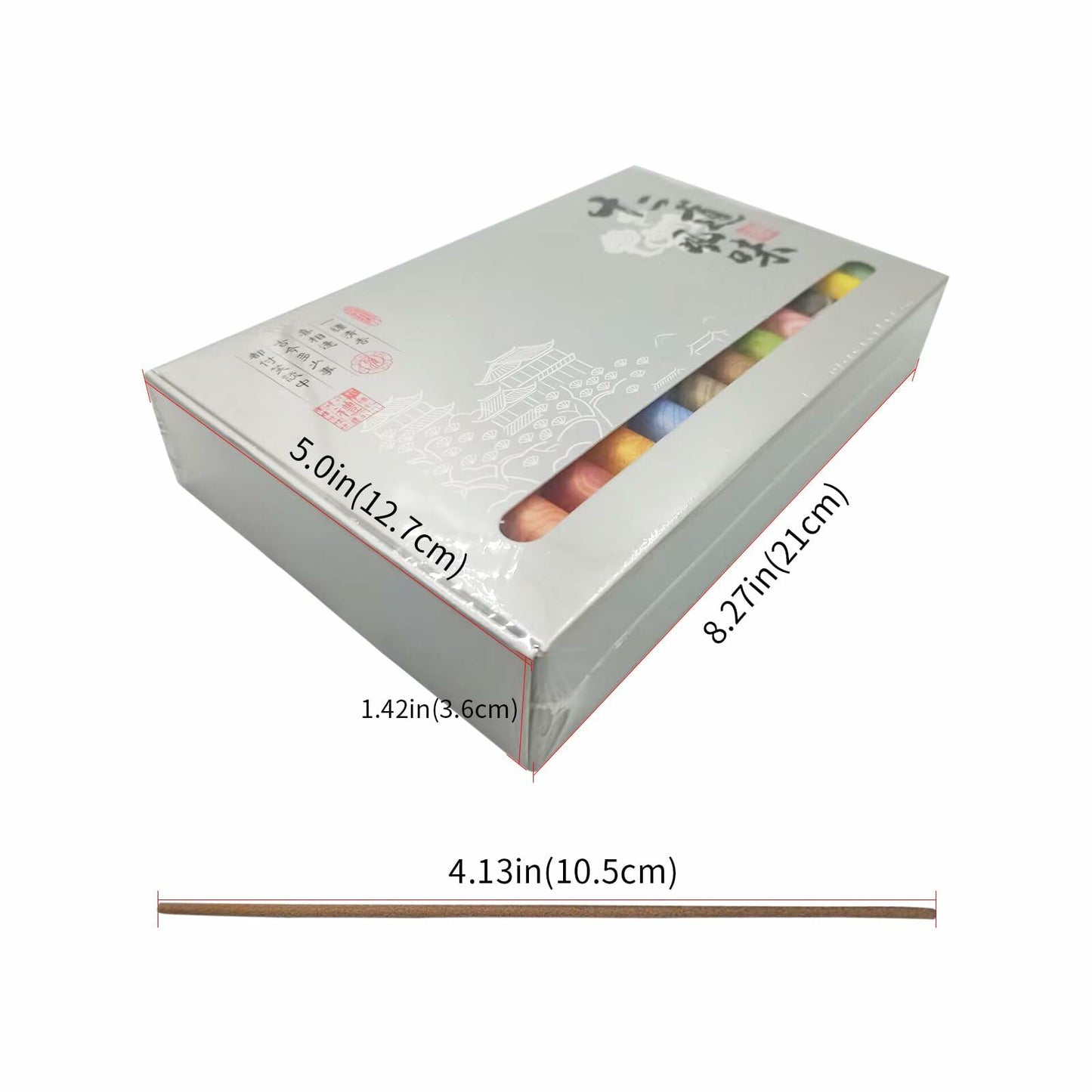 Rhinenet Incense Sticks Wu Chen Xiang Aromatherapy Relaxation Meditation