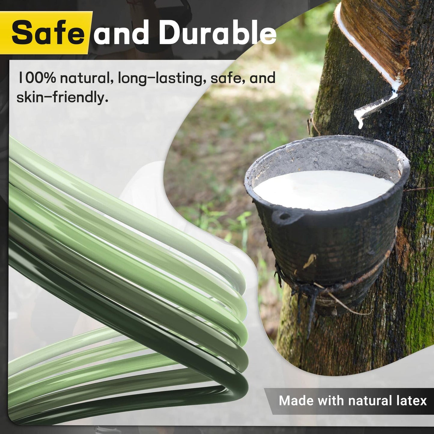 Resistance Bands Set with Door Anchor Handles Ankle Straps for Muscle Training