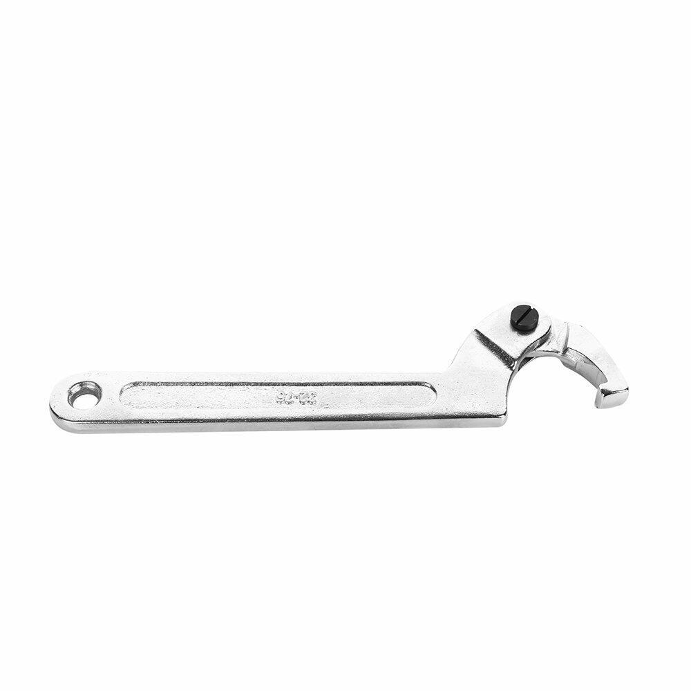 Eowpower Chrome Vanadium Adjustable Hook Wrench C Spanner 115-170mm