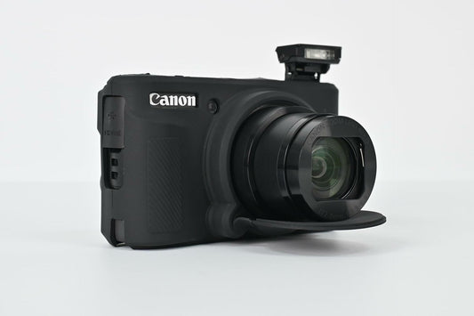 BMAOLLONGB Silicone Camera Case Cover for Canon PowerShot SX740 Black