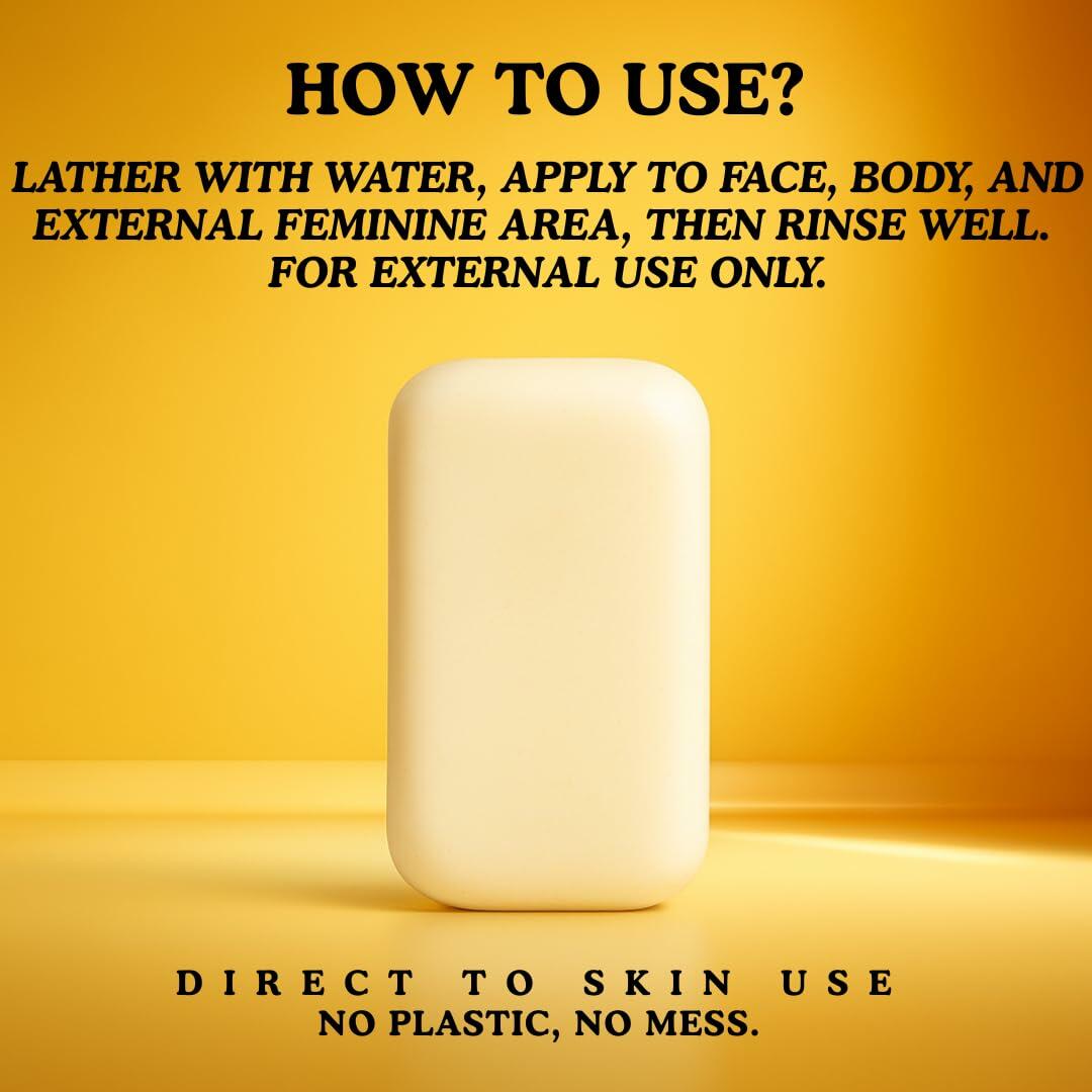 KELEBS Coconut Moisturizing Bar Soap for Women Sensitive Skin 11.5oz 3 Bars