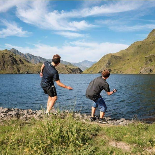 CozyLivn Skipping Stones Set 120PCS Clay Multicolor Aquatic Sports Rocks