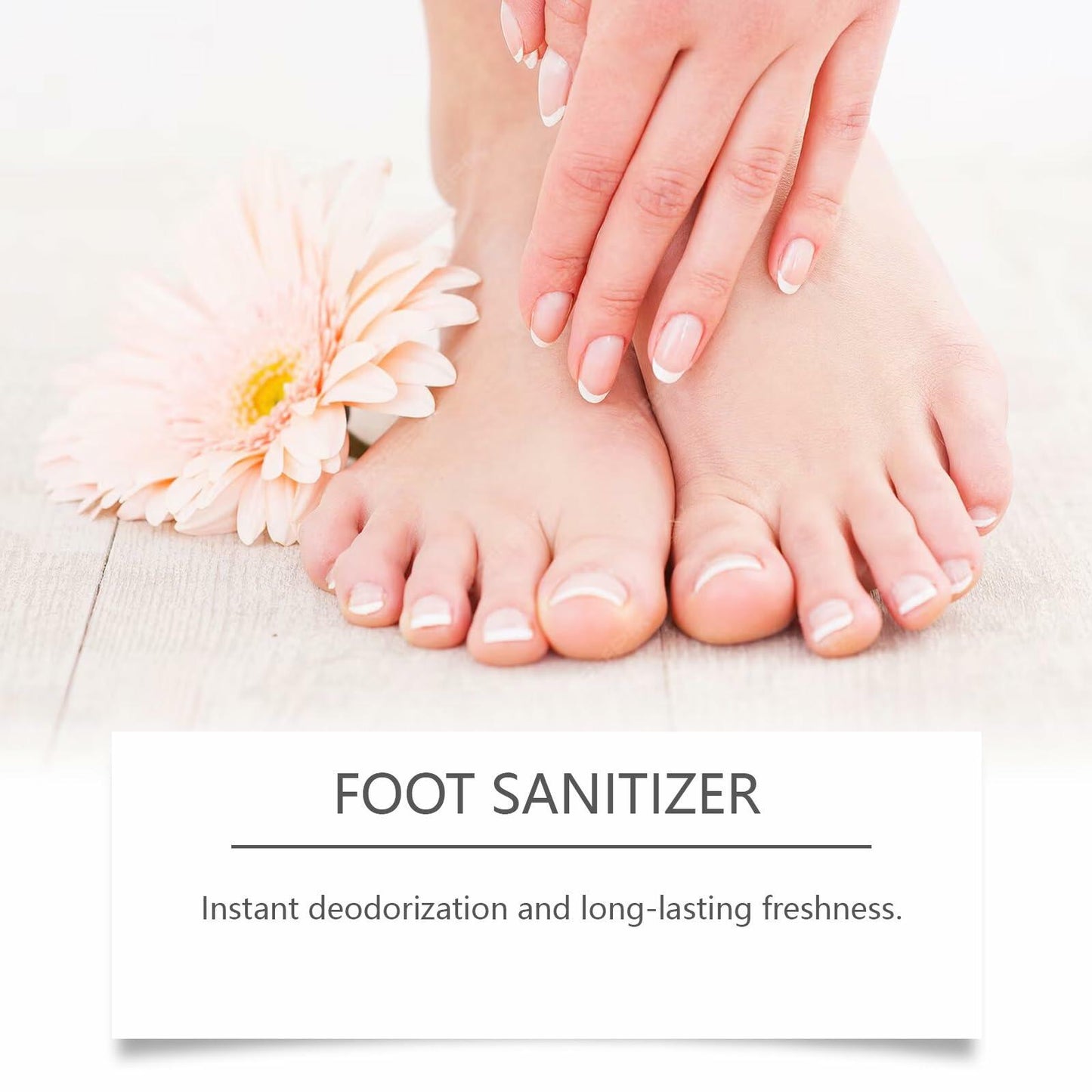 Generic Foot Sanitizer Spray with Tea Tree Oil Clear 1PCS