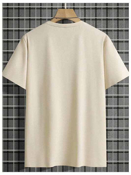 SOLY HUX Men's Graphic Crewneck T-Shirt White Size M