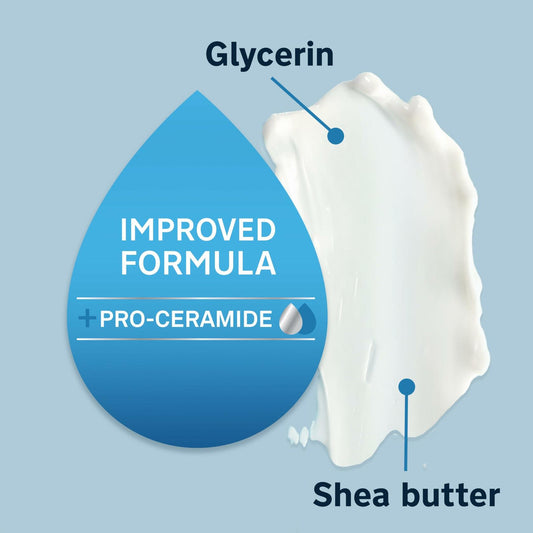 Lubriderm Daily Moisture Lotion Pro-Ceramide Shea Butter Glycerin 24 FL OZ